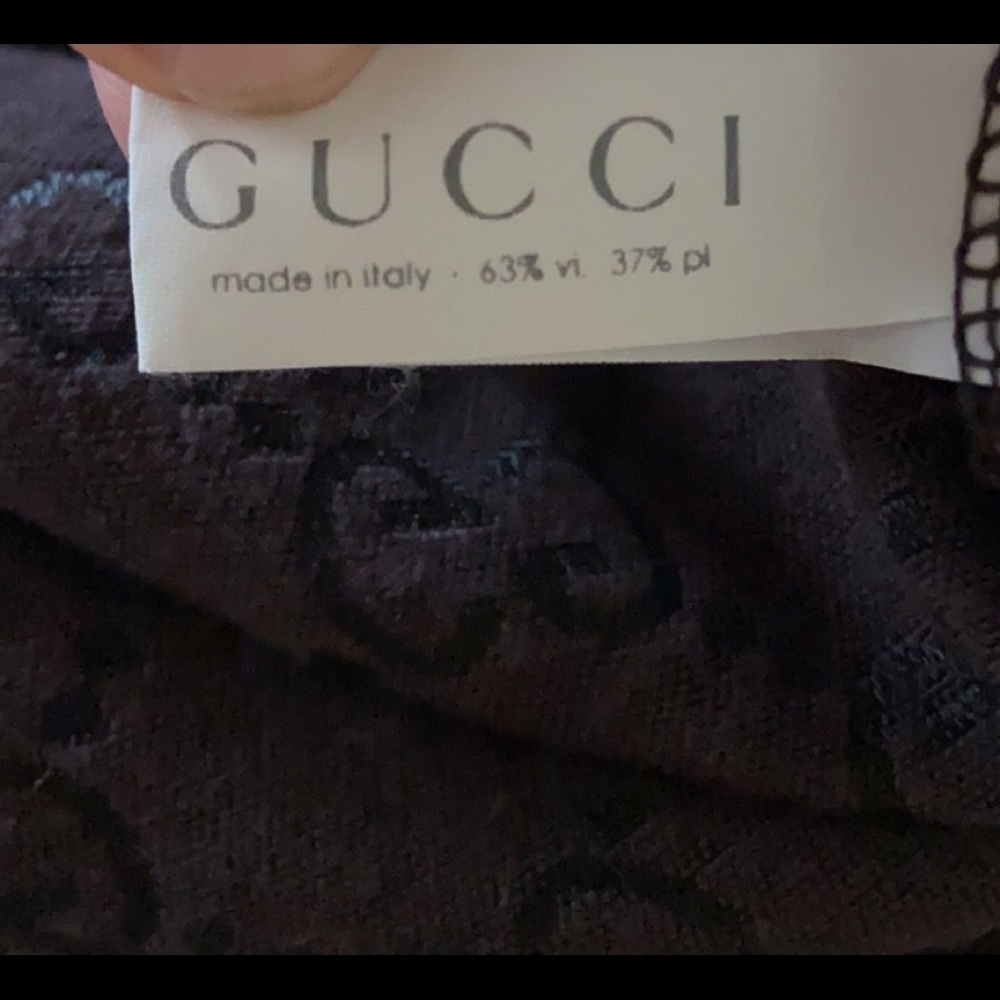 Gucci dust bag 13x9.5 silky material Made in Italy